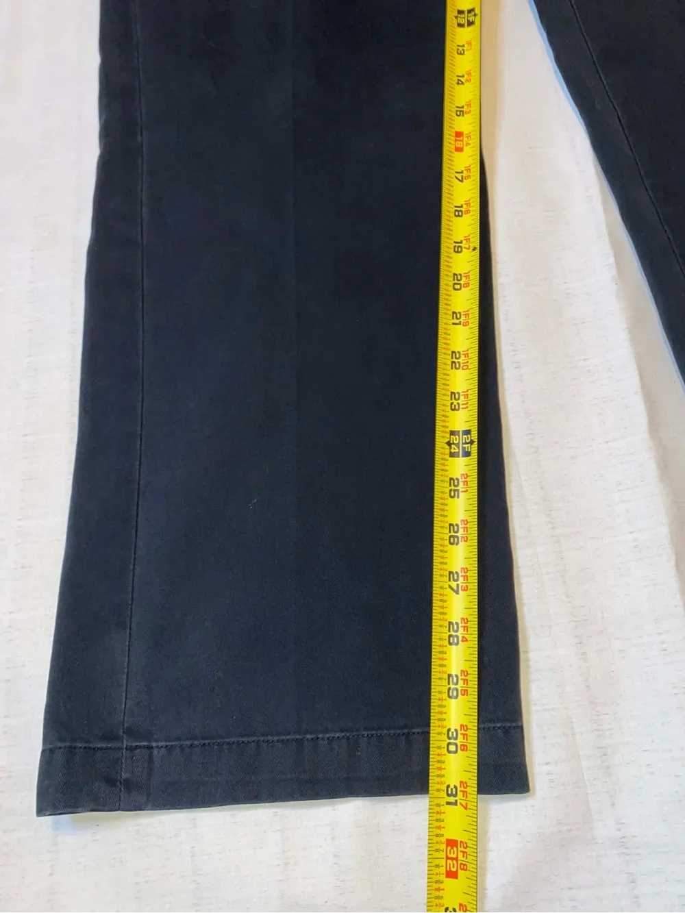 Vintage Ralph Lauren Men's Dark Navy Straight Chinos. 46w fits 44